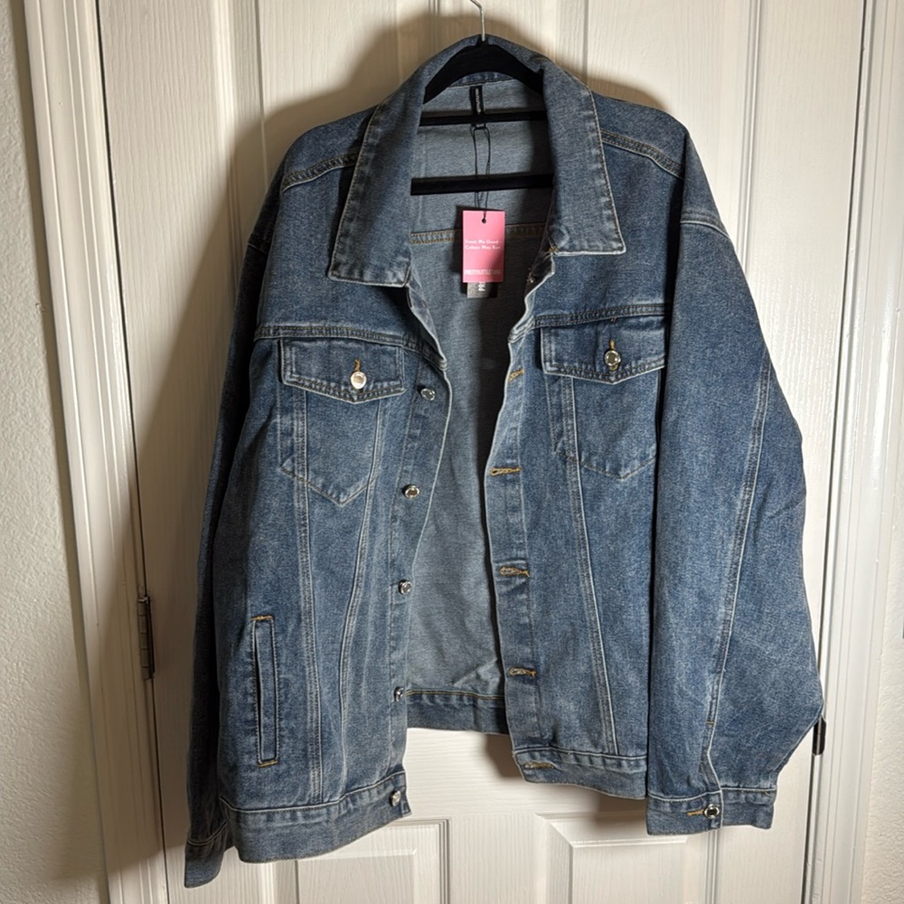 NWT Oversized denim jacket
